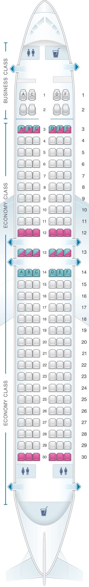 virgin australia boeing 737-800 seating chart
